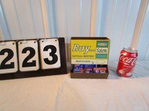 lot 223 image: Salem Cigarettes Match Dispenser