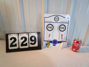 lot 229 image: Pure Oil Company Restroom Key Set