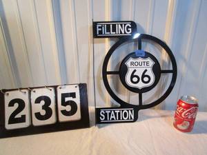 lot 235 image: Route 66 Filling Station Sign