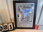 Framed Ad for Advance Zephyrs