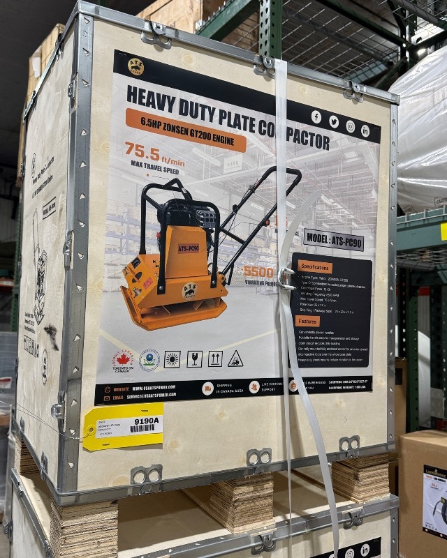 ATSPOWER Heavy Duty Plate Compactor (ATS-PC90H)