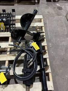 SDLANCH Mini Excavator Auger with 20CM and 30CM Drill Rods