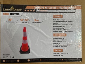 Landhonor Traffic Cone, 10 pcs (LHR-TC29)