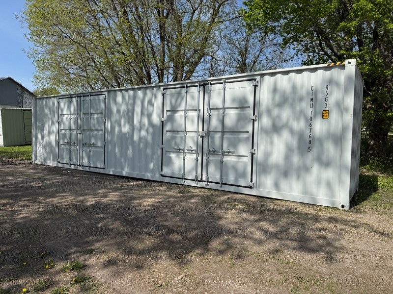 CIMU1067685  40 Ft Shipping Container with 2 Side Doors, 40HC, Single Trip
