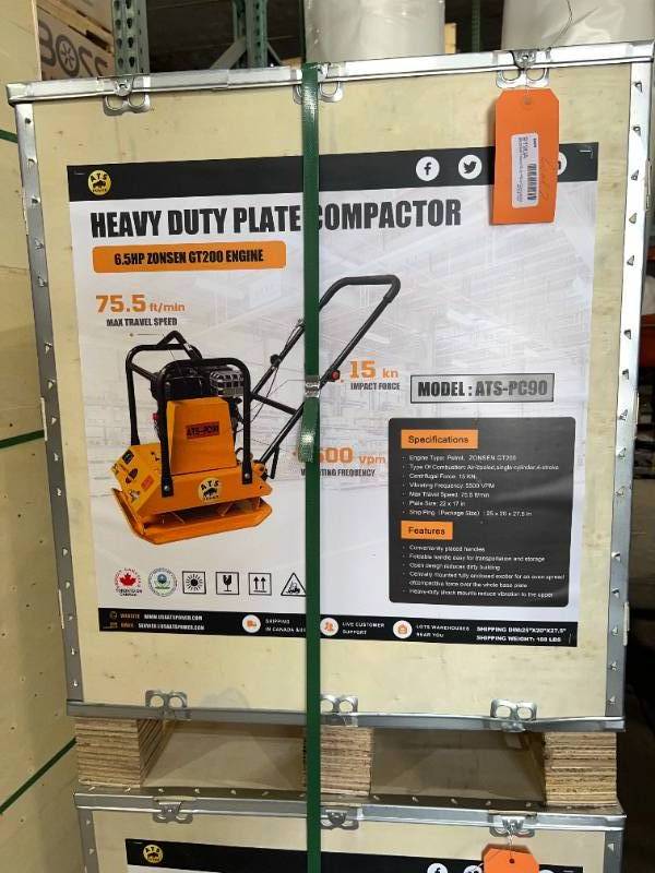 ATSPOWER Heavy Duty Plate Compactor (ATS-PC90H)