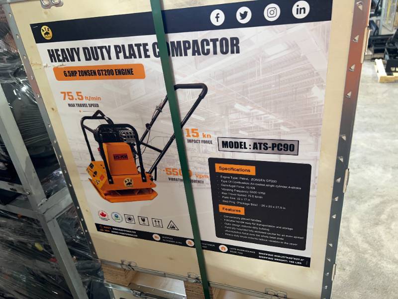 ATSPOWER Heavy Duty Plate Compactor (ATS-PC90H)