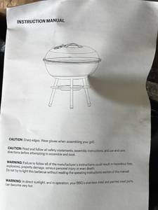Zokop Tabletop Charcoal Grill