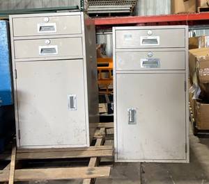 Pair of Metal Cabinets