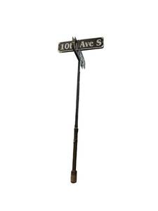 Clear Lake Iowa Street Sign