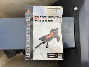 lot 23 image: Landhonor Log Splitter LS-23-103W
