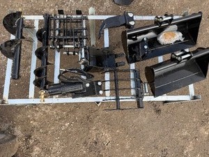 lot 70 image: Mini Excavator Attachment Bundle