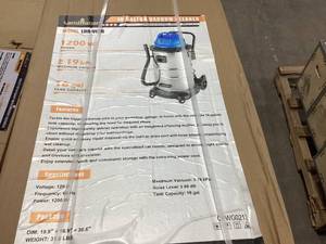 lot 198 image: Landhonor 16 Gallon Vacuum Cleaner LHR-VC16