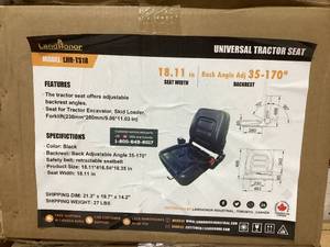 lot 155 image: Landhonor Universal Tractor Seat LHR-TS18