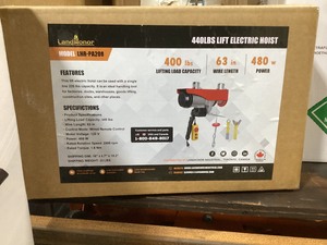 lot 212 image: Landhonor 440 LBS Lift Electric Hoist LHR-PA200