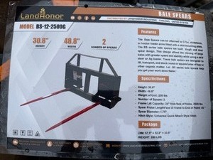 lot 232 image: Landhonor Bale Spear BS-12-2500G