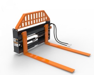 lot 247 image: WOLVERINE Hydraulic Adjustable Pallet Forks PFA-11-3300G