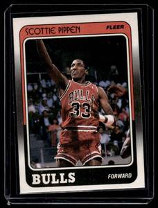 lot 11 image: Scottie Pippen RC 1988 Fleer #20 Vintage Rookie Basketball Card
