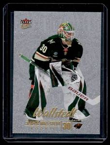 lot 55 image: Jesper Wallstedt RC Insert 2024-25 Fleer Ultra #M-16 Minnesota Wild Rookie Hockey Card