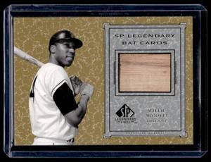 lot 57 image: Willie McCovey RARE Game Used Bat Relic 2001 SP Legendary Cuts #B-WMC Baseball Card