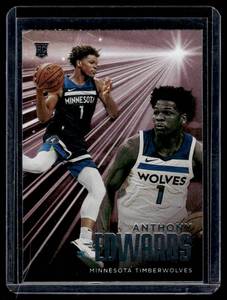 lot 60 image: Anthony Edwards RC 2020-21 Chronicles Essentials #203 Rookie Minnesota Timberwolves Basketball Card