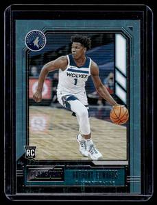 lot 61 image: Anthony Edwards RC 2020-21 Chronicles Playbook #167 Rookie Minnesota Timberwolves Basketball Card