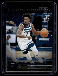 lot 62 image: Anthony Edwards RC 2020-21 Chronicles #101 Rookie Minnesota Timberwolves Basketball Card