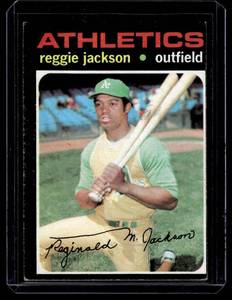 lot 69 image: Reggie Jackson 1971 Topps #20 Vintage Baseball Card