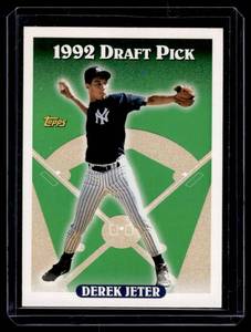 lot 77 image: Derek Jeter RC 1993 Topps #98 Rookie Baseball Card