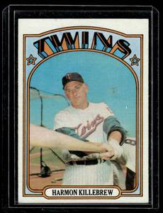 lot 92 image: Harmon Killebrew 1972 Topps #51 Vintage Minnesota Twins Baseball Card