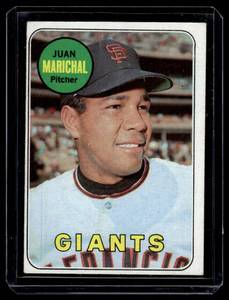 lot 109 image: Juan Marichal 1969 Topps #370 Vintage Baseball Card