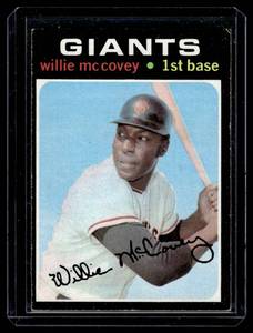 lot 116 image: Willie McCovey 1971 Topps #50 Vintage Baseball Card