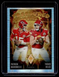 lot 155 image: Patrick Mahomes  Travis Kelce Treasured Tandems Insert 2024 Phoenix #TT-KC Football Card
