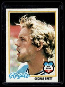 lot 161 image: George Brett 1978 Topps #100 Vintage Baseball Card