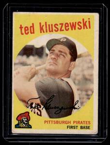 lot 184 image: Ted Kluszewski 1958 Topps #35 Vintag Baseball Card