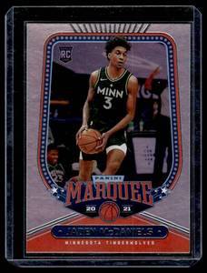 lot 240 image: Jaden McDaniels RC 2020-21 Chronicles Marquee #238 Rookie Minnesota Timberwolves Basketball Card
