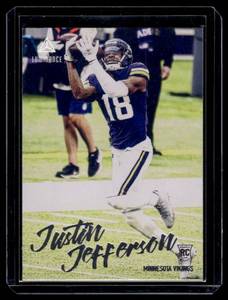 lot 241 image: Justin Jefferson RC 2020 Chronicles Luminance #217 Rookie Minnesota Vikings Football Card