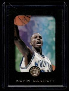 lot 245 image: Kevin Garnett RC 1996 Skybox E-XI #9 Rookie Minnesota Timberwolves Basketball Card
