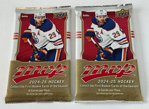 lot 219 image: 2024-25 MVP Upper Deck Hockey 2 Pack Lo