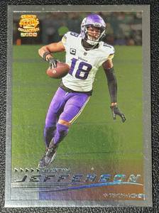 lot 65A image: 2023 Zenith Justin Jefferson Pacific Insert Minnesota Vikings NFL Football Card No. 17