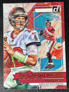 lot 195A image: 2022 Donruss Tom Brady Gridiron Kings NFL Football Card No. GK11