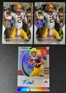 lot 205A image: 3-Card Minnesota Gophers Football ParallelAuto Card Lot (100)