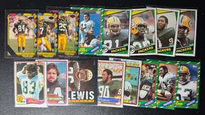 lot 85A image: 16-Card Green Bay Packers 80s and 1991 NFL Vintage Football Card Lot