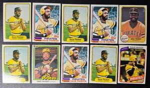 lot 307 image: Dave Parker 10 Card Vintage Baseball Lot