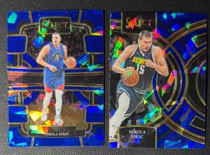 lot 261 image: Nikola Jokic 2 Card Basketball Lot