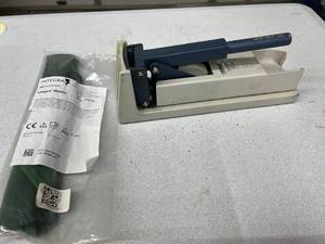 lot 31 image: Hand-Operated Pill Crusher w Disposable Pouches  Crush pills easily and quietly with ergonomic handle  MSRP $450 NEW Integra Miltex MH30-500 Double-Ended Hank Uterine Dilator