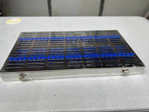 lot 32 image: MSRP $300  Hu-Friedy IMS Signature Series Sterilization Cassette, Autoclave Instrument Tray with Perforated Lid &amp Base, Dental Surgical Tool Sterilization &amp Organization for Clinics Hospitals Labs