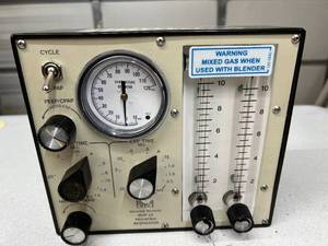 lot 41 image: Bio-Med Devices MVP-10 Pediatric Transport Respirator Portable Gas-Powered Ventilator For Infants & Children. Delivers Adjustable Oxygen, Fast Breathing Support- Can Be Used Free-Standing Or In Transport Incubators.