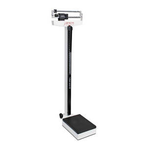 lot 18 image: MSRP $850 Detecto Physician Scale  Reliable, easy-to-use scale with 450lb capacity and built-in height rod (2484in). No power neededperfect for clinics, offices, or any healthcare setting requiring precise weight and height measurements.
