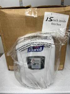 lot 54 image: MSRP $1185  Lot of 15 NEW Purell SKILCRAFT LTX-7 Touch-Free Wall Dispensers, White Automatic Hand Sanitizer Dispenser, ADA Compliant, High-Traffic Healthcare Office School Use