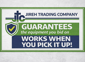 lot 1 image: IMPORTANT INFORMATION&nbsp ALL EQUIPMENT IN THIS AUCTION HAS BEEN TESTED AS WORKING&nbsp GUARANTEED BID WITH CONFIDENCE